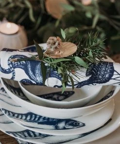 Fegg Hayes Bone China Mackerel Pasta Bowl Kitchen & Dining