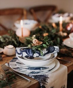 Fegg Hayes Bone China Mackerel Pasta Bowl Kitchen & Dining