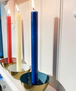 Light & Living Blue & Gold Candle Holder 5 Light & Living Blue & Gold Candle Holder