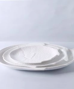 Edelweiss New Arrivals Medium Fish Tray In White