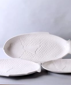 Edelweiss Small Fish Tray In White New Arrivals