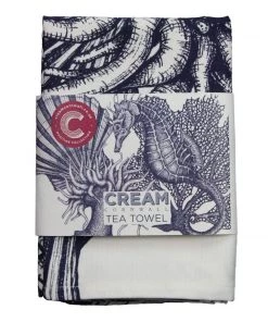 Magic Textiles Kitchen & Dining Seahorse Tea Towel