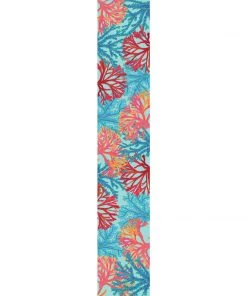 Magic Textiles Coral Rays Linen Table Runner Kitchen & Dining