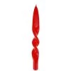 Graziani Accessories Twisted Lacquered Candle - Coral