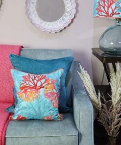 Magic Textiles Coral Rays Linen Cushion Cover 7 Magic Textiles Coral Rays Linen Cushion Cover