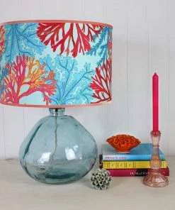 Cream Cornwall Coral Rays Lampshade