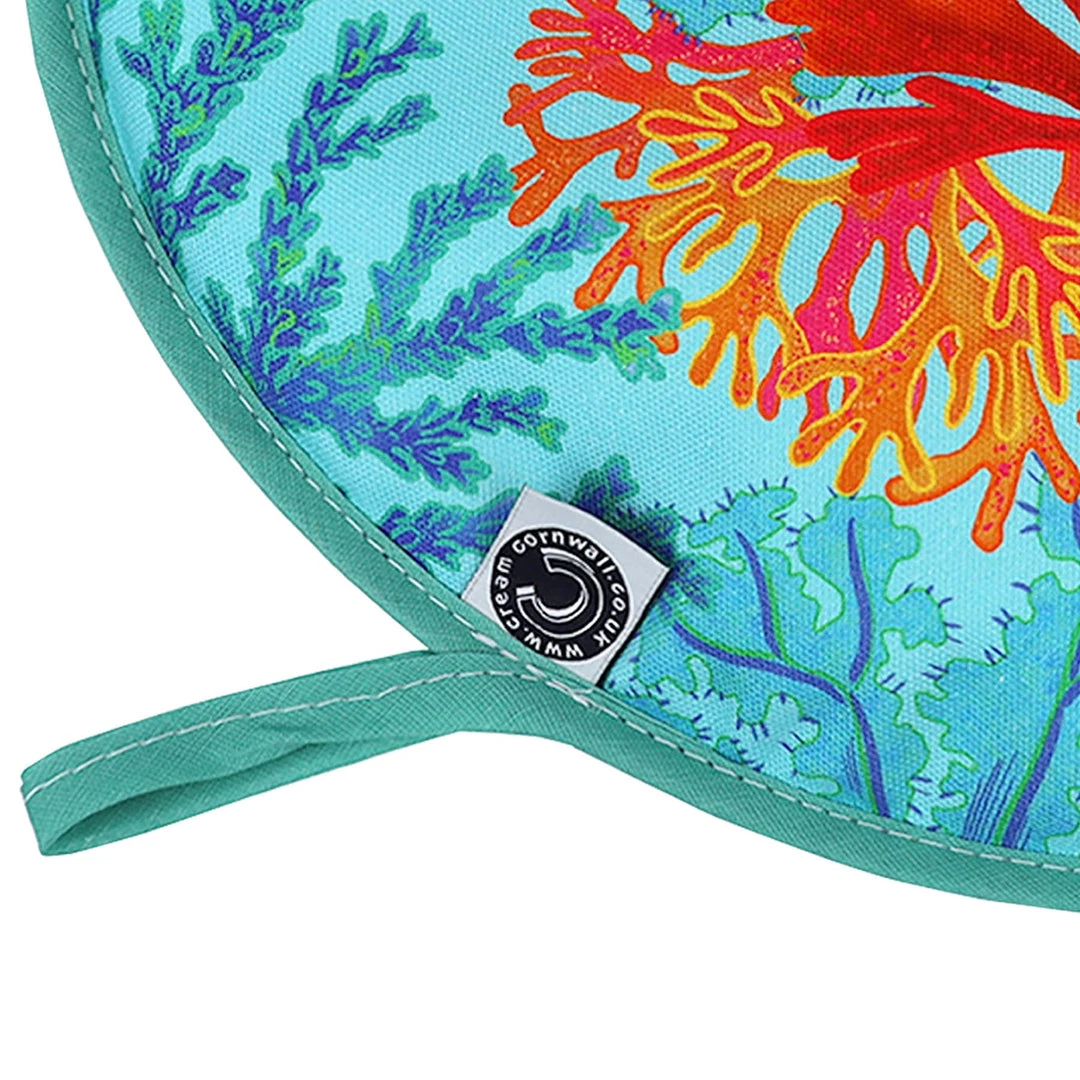 Magic Textiles Coral Rays Aga Cover Kitchen & Dining 2 Magic Textiles Coral Rays Aga Cover Kitchen & Dining