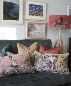 Magic Textiles Hare Cushion Cover-Trenwith Homeware 11 Magic Textiles Hare Cushion Cover-Trenwith Homeware