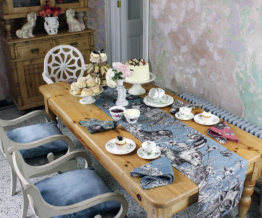 Magic Textiles Kitchen & Dining Trenwith Linen Table Runner 5 Magic Textiles Kitchen & Dining Trenwith Linen Table Runner