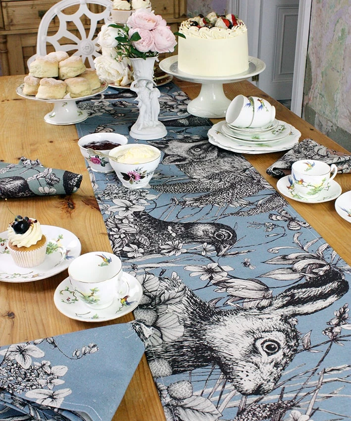 Magic Textiles Kitchen & Dining Trenwith Linen Table Runner 3 Magic Textiles Kitchen & Dining Trenwith Linen Table Runner