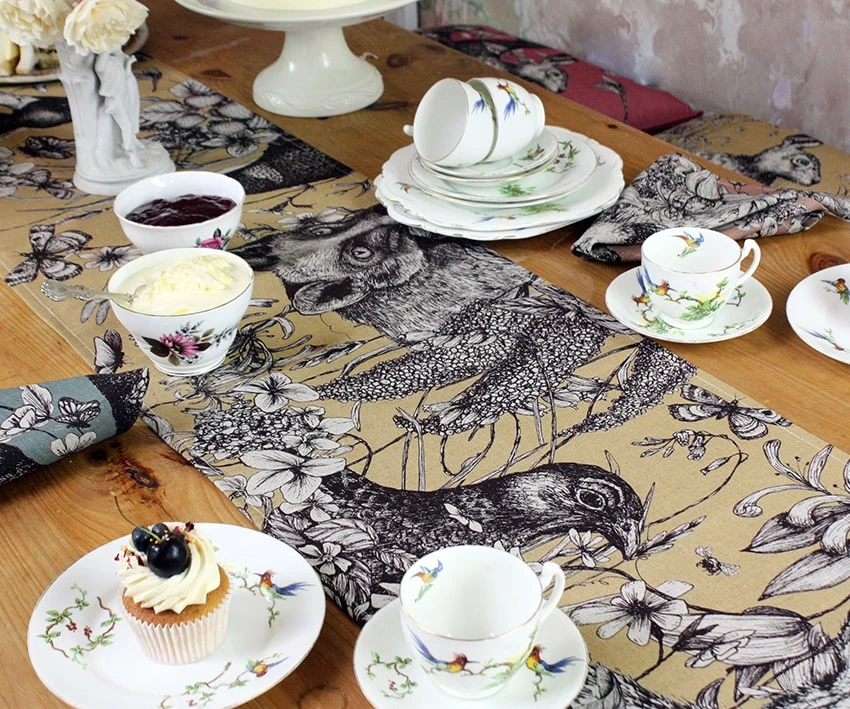 Magic Textiles Kitchen & Dining Trenwith Linen Table Runner 6 Magic Textiles Kitchen & Dining Trenwith Linen Table Runner