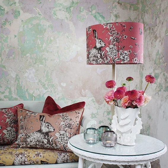 Magic Textiles Hare Cushion Cover-Trenwith Homeware 5 Magic Textiles Hare Cushion Cover-Trenwith Homeware