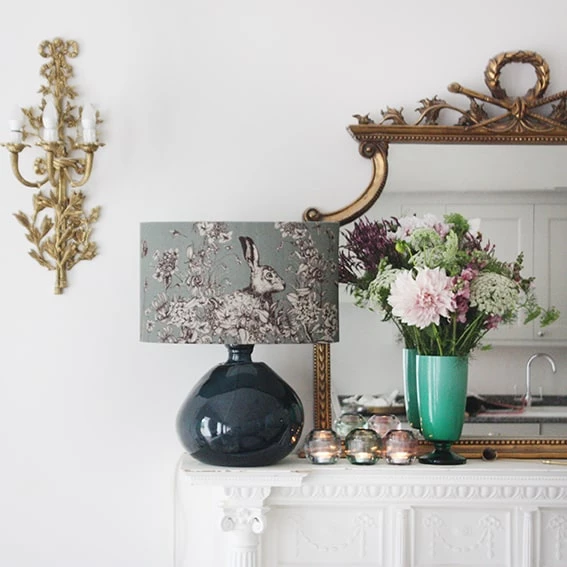 Jarapa Sennen Recycled Glass Lamp Base In Petrol Blue Homeware 2 Jarapa Sennen Recycled Glass Lamp Base In Petrol Blue Homeware