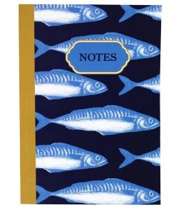 Skeet Print Mackerel Notebook Stationery