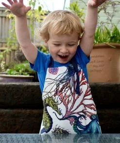 Magic Textiles Kitchen & Dining Children's Reef Design Multi-Colour Printed Cotton Apron