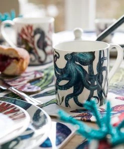 Impact China Kitchen & Dining Set Of Four Reef Mugs