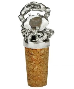 Detail Products Kitchen & Dining Pewter Crab Cork Stopper