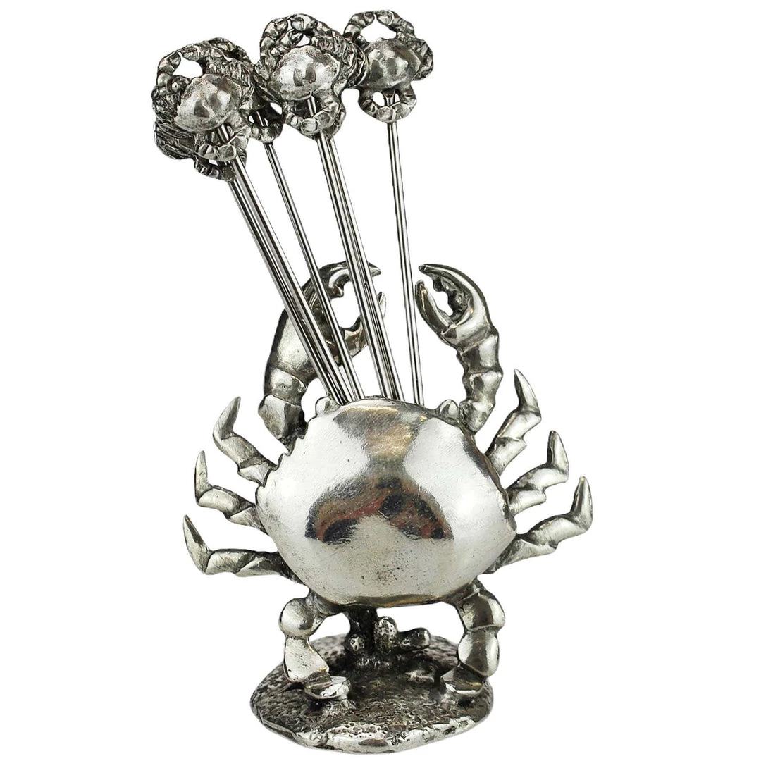 Detail Products Pewter Crab Pick Set 1 Detail Products Pewter Crab Pick Set
