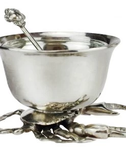 Detail Products Kitchen & Dining Pewter Crab Condiment Bowl