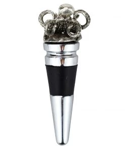 Detail Products Kitchen & Dining Pewter Octopus Bottle Stopper