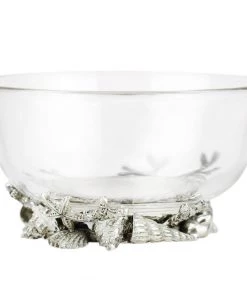 Detail Products Kitchen & Dining Pewter Shell & Coral Bowl