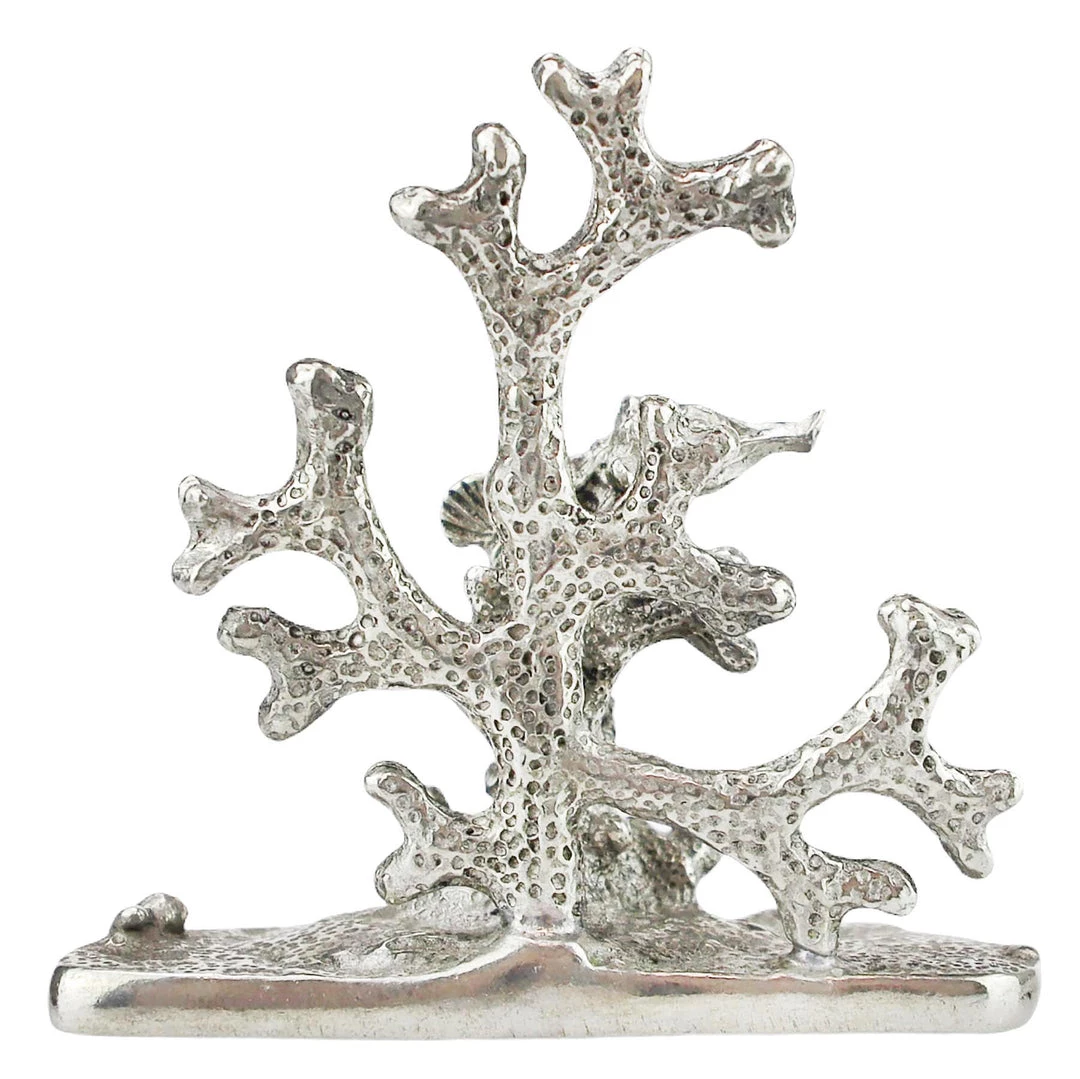 Detail Products Kitchen & Dining Pewter Coral & Seahorse Card Holder 4 Detail Products Kitchen & Dining Pewter Coral & Seahorse Card Holder