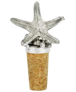 Detail Products Kitchen & Dining Pewter Starfish Cork Stopper