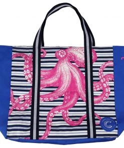 Cream Cornwall Octopus Supersized Cotton Shopper