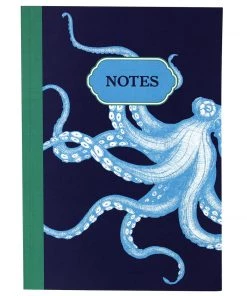 Skeet Print Octopus Notebook