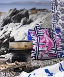 Cream Cornwall Octopus Supersized Cotton Shopper