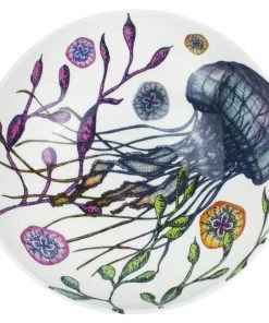 Fegg Hayes Bone China Reef Pasta Bowl Jellyfish Kitchen & Dining