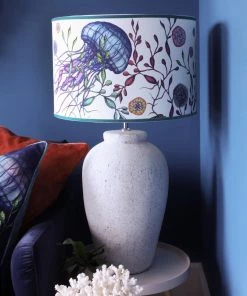 Cream Cornwall Canyons Reef Lampshade - White Homeware