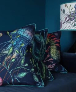 Cream Cornwall Canyons Reef Lampshade - White Homeware