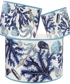 Cream Cornwall Rockpool Off White Lampshade Homeware