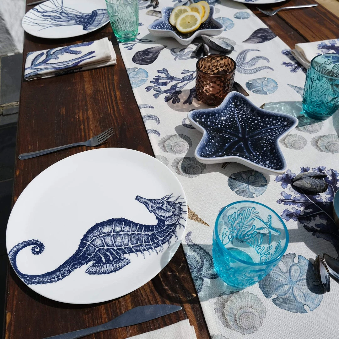 Magic Textiles Kitchen & Dining Beachcomber Linen Table Runner 2 Magic Textiles Kitchen & Dining Beachcomber Linen Table Runner