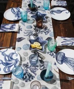 Magic Textiles Kitchen & Dining Beachcomber Linen Table Runner 5 Magic Textiles Kitchen & Dining Beachcomber Linen Table Runner