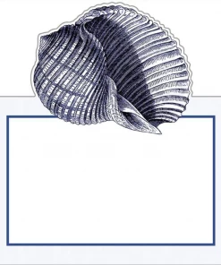 Caspari Netting And Shells Die-Cut Place Card