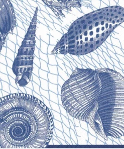 Caspari Netting & Shell Paper Napkins Kitchen & Dining