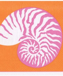 Caspari Nautilus Shell Napkins