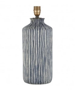 Pacific Lifestyle Loe Stripe Stoneware Lamp Base Homeware