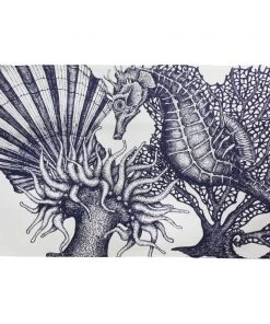 Magic Textiles Kitchen & Dining Seahorse Tea Towel