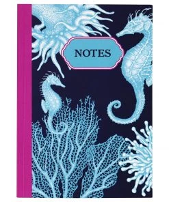 Skeet Print Seahorse Notebook Stationery