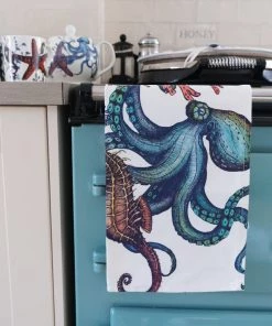 Magic Textiles Reef Tea Towel