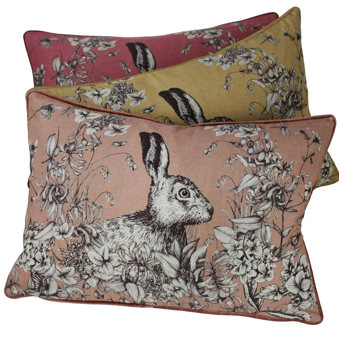 Magic Textiles Hare Cushion Cover-Trenwith Homeware 2 Magic Textiles Hare Cushion Cover-Trenwith Homeware
