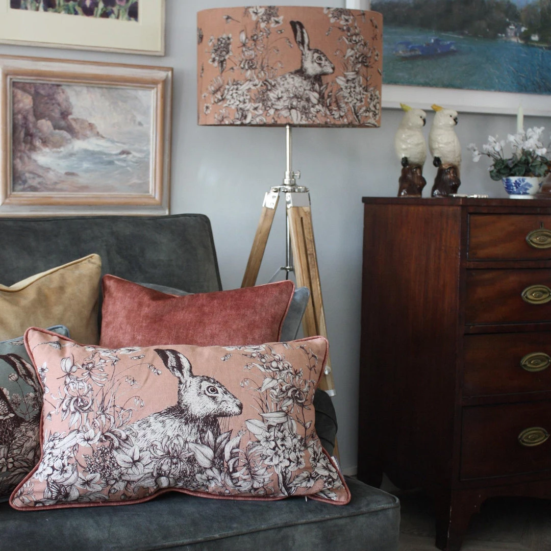 Magic Textiles Hare Cushion Cover-Trenwith Homeware 4 Magic Textiles Hare Cushion Cover-Trenwith Homeware