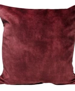 Outworker Rhubarb Velvet Cushion Cover Homeware