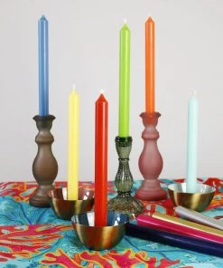 Caspari Marine Blue Dinner Candle 5 Caspari Marine Blue Dinner Candle