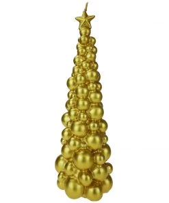 Graziani Accessories Bauble Tree Candle - Gold