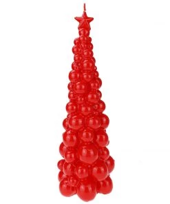 Graziani Bauble Tree Candle - Red