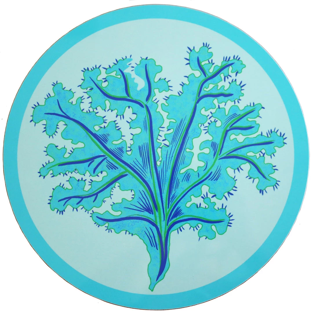 Orchard Melamine Blue Dulse Round Placemat Kitchen & Dining 1 Orchard Melamine Blue Dulse Round Placemat Kitchen & Dining